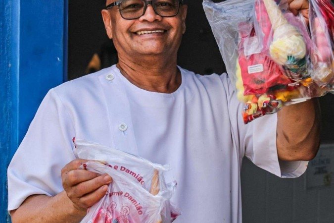 Pai Gilberto conta que a ação é feita com muito amor