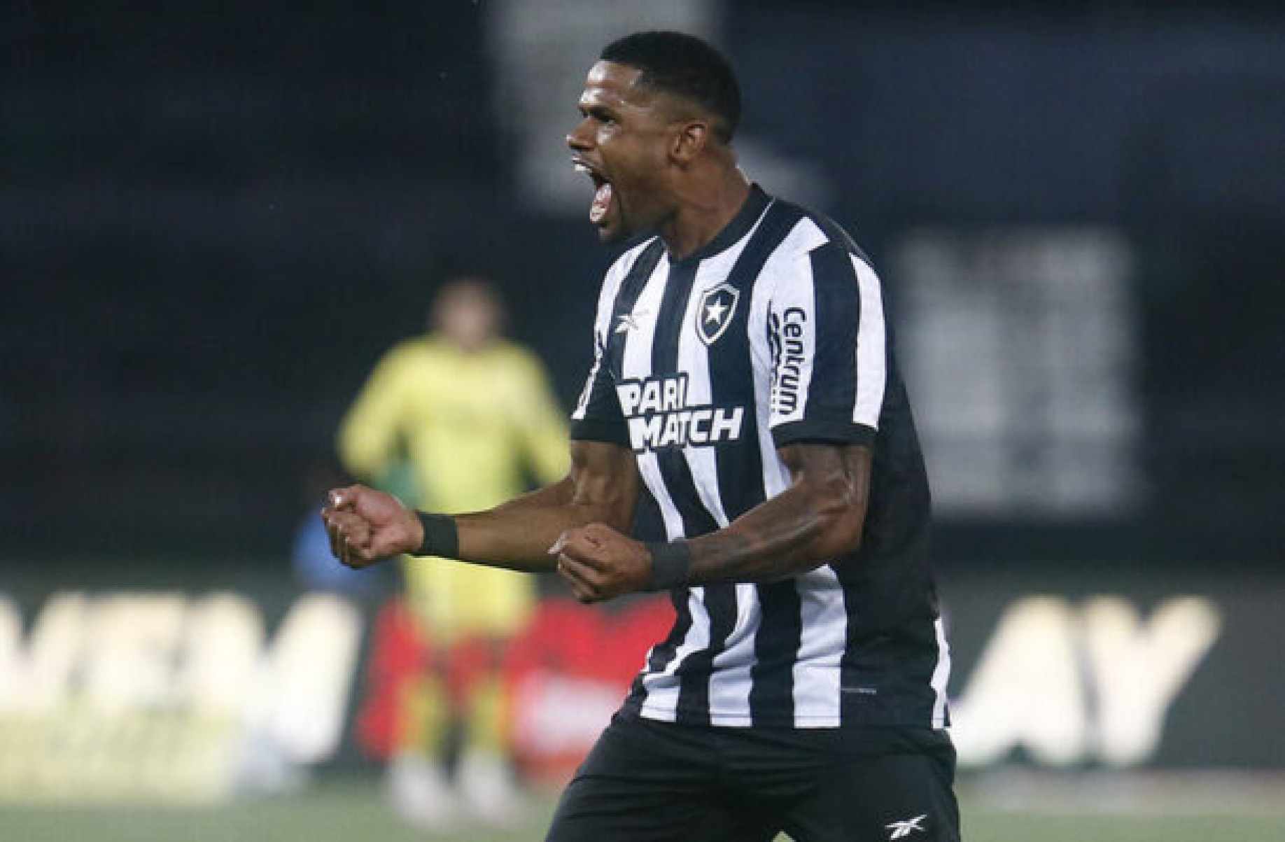 Júnior Santos pode retornar ao Botafogo contra o Grêmio  -  (crédito: Vitor Silva/Botafogo)