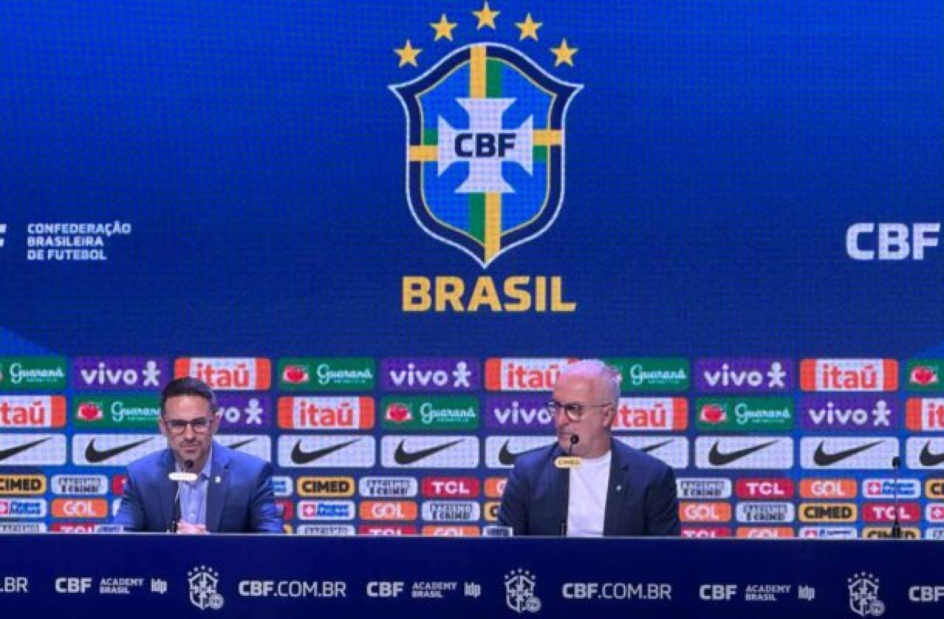 Dorival não está satisfeito com desempenho da Seleção. Mas confia no processo  -  (crédito: Foto: Lucas Bayer/Jogada10)