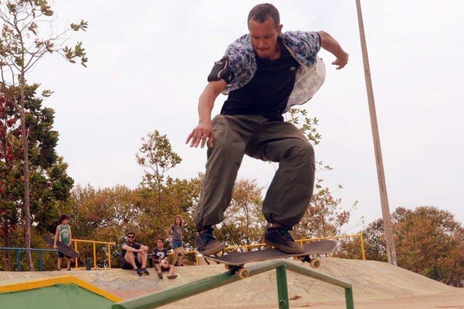  29/09/2024 Credito: Ed Alves/CB/DA.Press. Cidades. Nas ruas só se for de skate - Projeto Social de um Ex Detento  Robson Diego. 