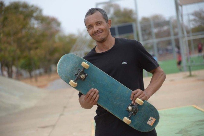  29/09/2024 Credito: Ed Alves/CB/DA.Press. Cidades. Nas ruas só se for de skate - Projeto Social de um Ex Detento  Robson Diego. 