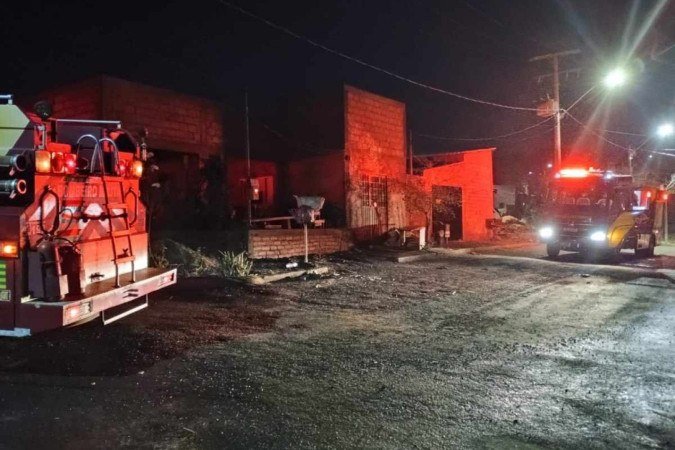 O corpo da criança foi encontrado carbonizado  -  (crédito: Divulgação/CBMDF)
