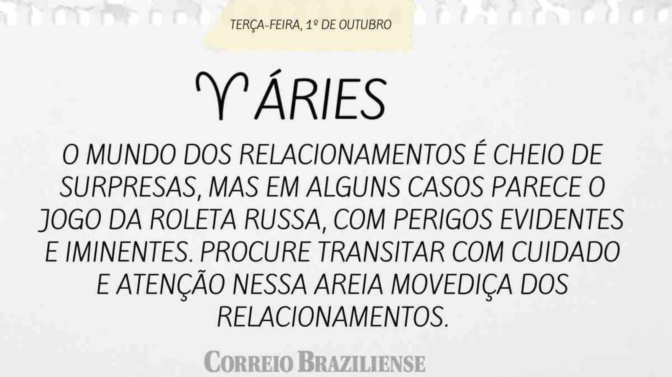 ÁRIES | 1º DE OUTUBRO