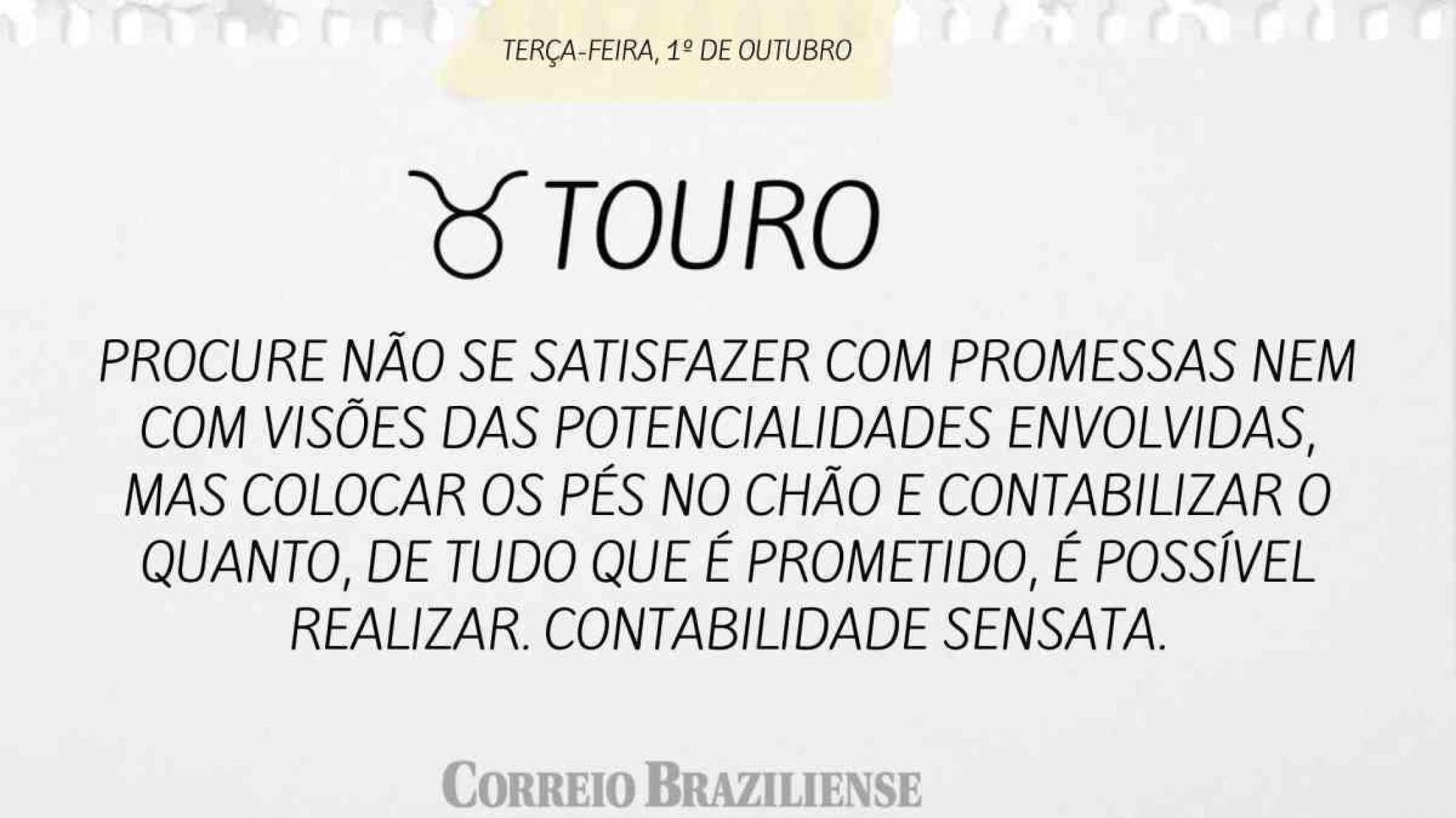 TOURO | 1º DE OUTUBRO