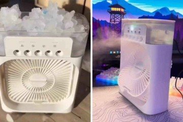 Muito calor? Ventilador com umidificador de ar viraliza no Tik Tok  - Reprodução / TikTok