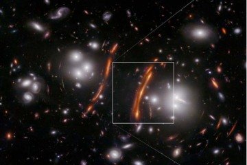 Supernova foi nomeada SN H0pe porque dá esperança aos astrônomos para entender melhor a taxa de expansão do universo -  (crédito: NASA, ESA, CSA, STScI, B. Frye (University of Arizona), R. Windhorst (Arizona State University), S. Cohen (Arizona State University), J. D’Silva (University of Western Australia, Perth), A. Koekemoer (Space Telescope Science Institute), J. Summers (Arizona State University).)