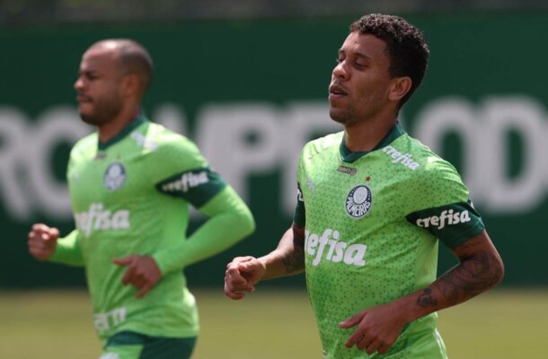 Estêvão e Marcos Rocha iniciam transição física no Palmeiras