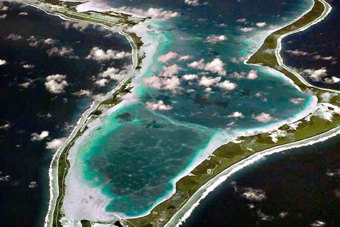 A BBC queria obter acesso a Diego Garcia para cobrir um julgamento em andamento sobre o tratamento dado aos migrantes tâmeis do Sri Lanka detidos lá -  (crédito: BBC)