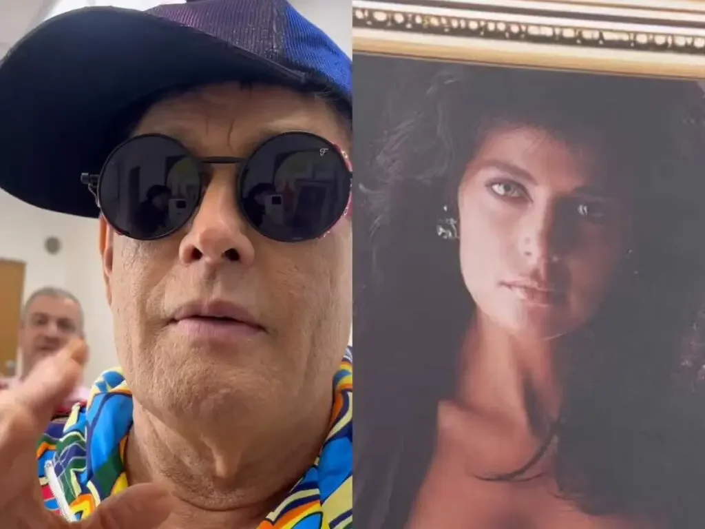 Sérgio Mallandro mostra quadro de Sônia Lima nua e detalhe inusitado chama atenção - (crédito: Observatorio dos Famosos) Sérgio Mallandro mostra quadro de Sônia Lima nua e detalhe inusitado chama atenção - (crédito: Observatorio dos Famosos)