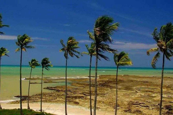 A primeira praia brasileira fica na região