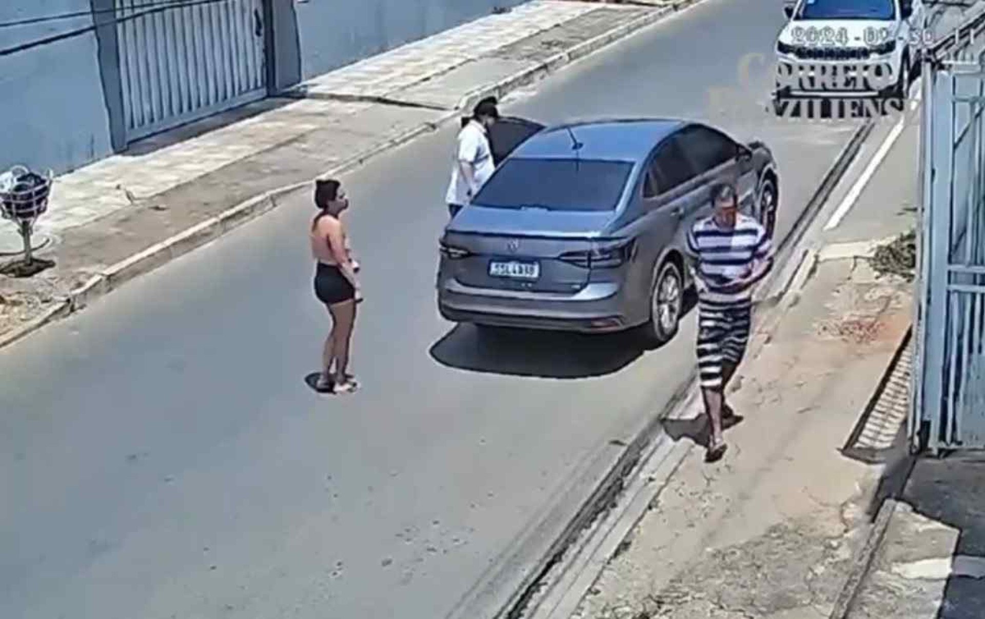 Vídeo mostra mulher momentos antes de ser morta pelo namorado em Vicente Pires