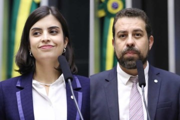 Tabata Amaral (PSB) e Guilherme Boulos (PSB) -  (crédito: Bruno Spada e Zeca Ribeiro /Câmara dos Deputados)