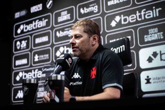 Paiva lamenta derrota do Vasco pela ida da semifinal da Copa do Brasil -  (crédito:  Leandro Amorim)