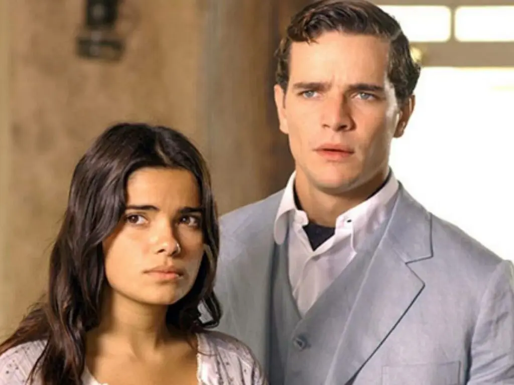 Vanessa Giácomo e Daniel de Oliveira em 'Cabocla' -  (crédito: Memória Globo)