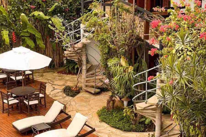 A charmosa Posada Casa de Maria e suas obras feitas por artesãos locais
