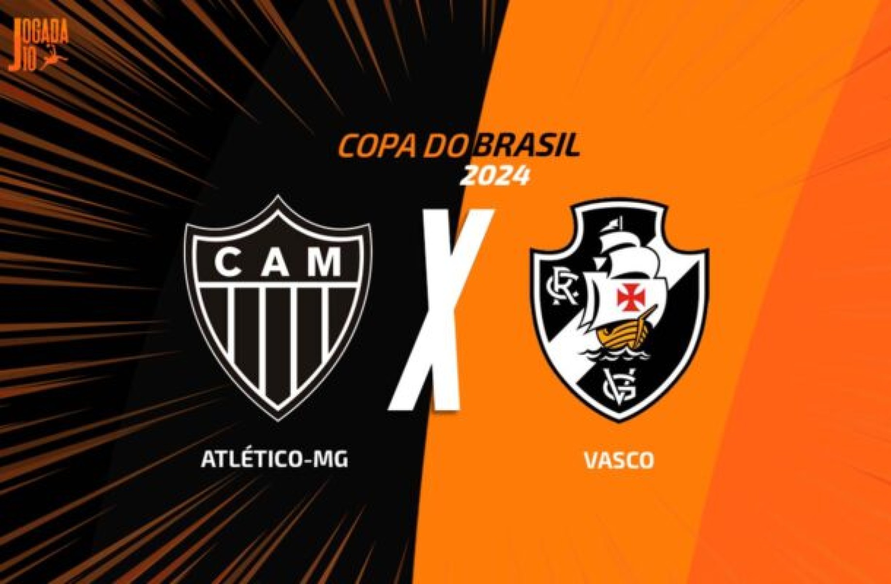 Atlético x Vasco -  (crédito: Foto: Arte Jogada10)