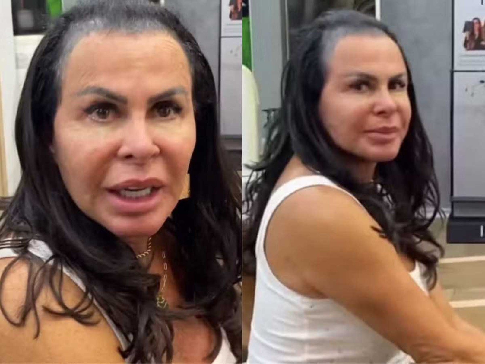 Gretchen surge calva nas redes e explica o motivo