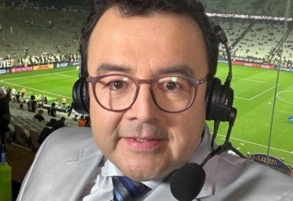Rogério Vaughan registra momento anterior a transmissão na ESPN - (crédito: Foto: Instagram @rogeriovaughan) Rogério Vaughan registra momento anterior a transmissão na ESPN - (crédito: Foto: Instagram @rogeriovaughan)