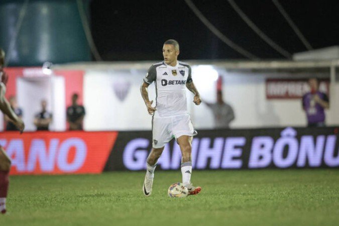 Guilherme Arana foi destaque na vitória do Atlético - (crédito: Foto: Pedro Souza / Atlético) Guilherme Arana foi destaque na vitória do Atlético - (crédito: Foto: Pedro Souza / Atlético)