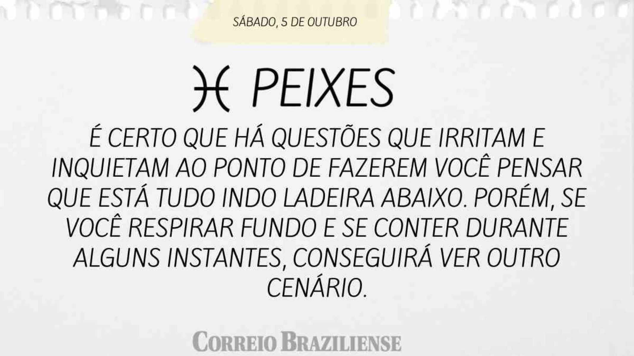 PEIXES | 5 DE OUTUBRO