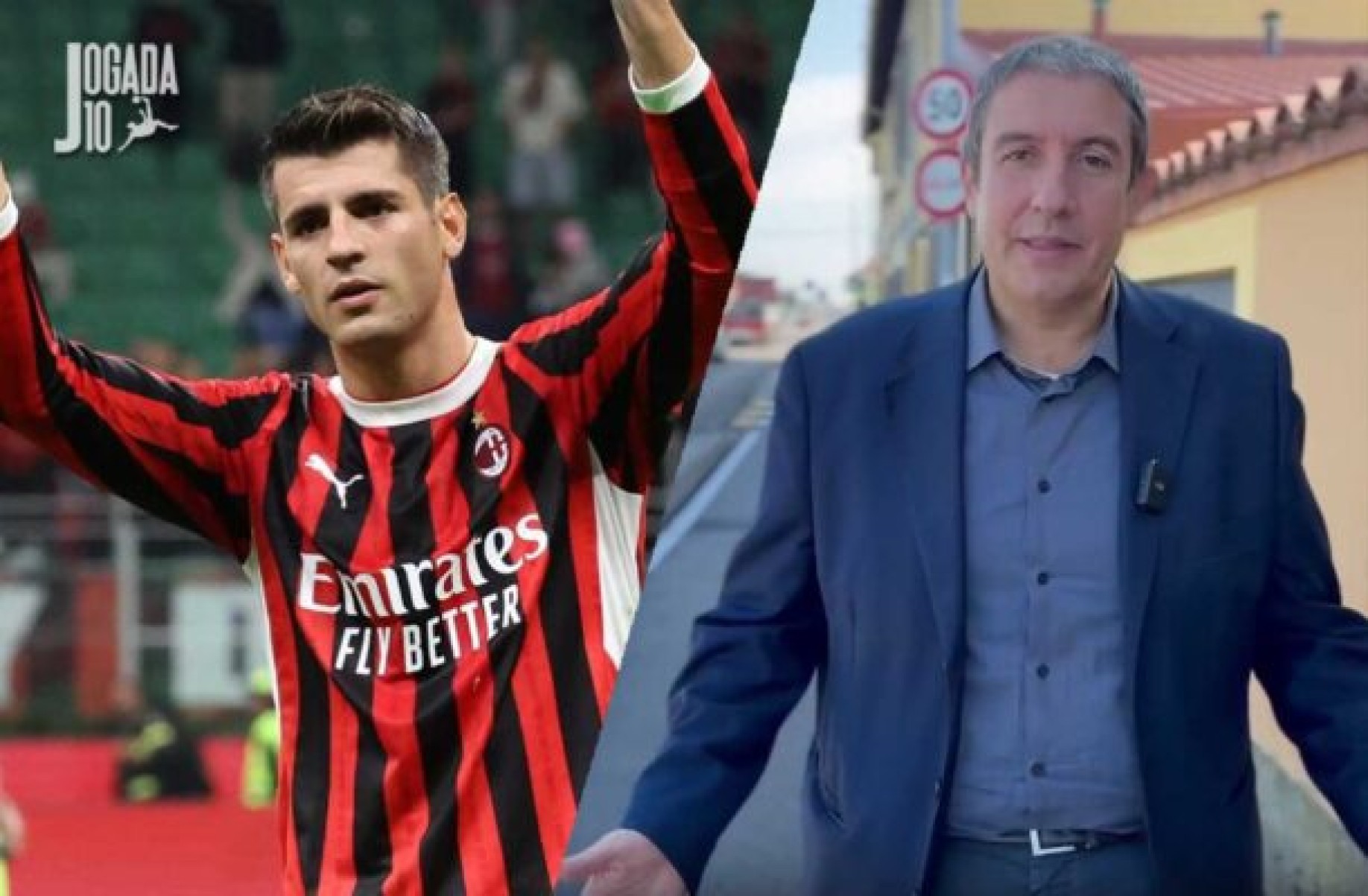 Atacante do Milan, Morata, busca nova casa depois de falha de prefeito