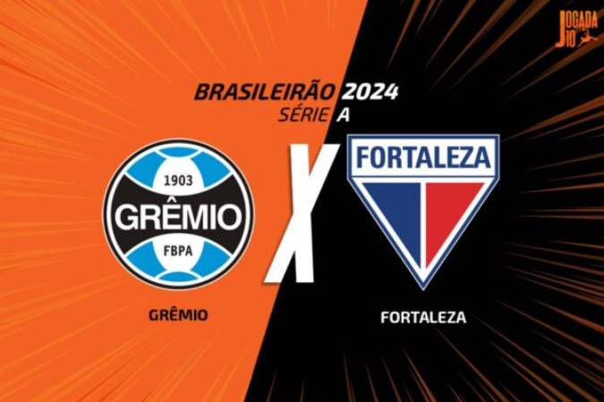 Grêmio x Fortaleza -  (crédito: Foto: Arte Jogada10)