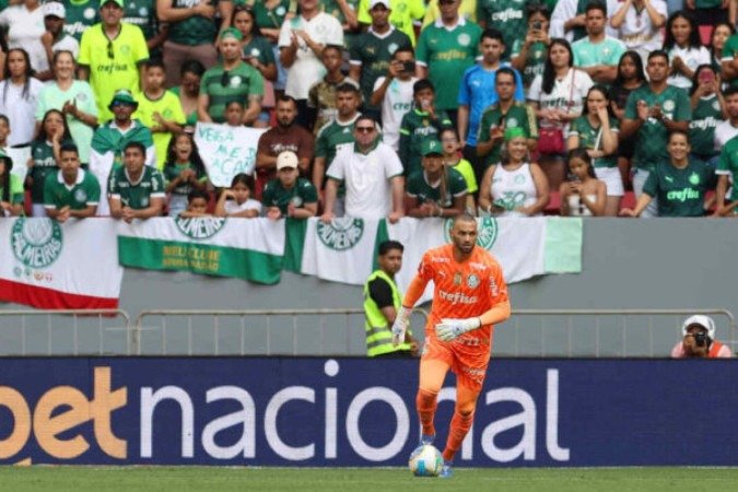 Weverton foi convocado para a Seleção Brasileira -  (crédito: Foto: Cesar Greco/Palmeiras)