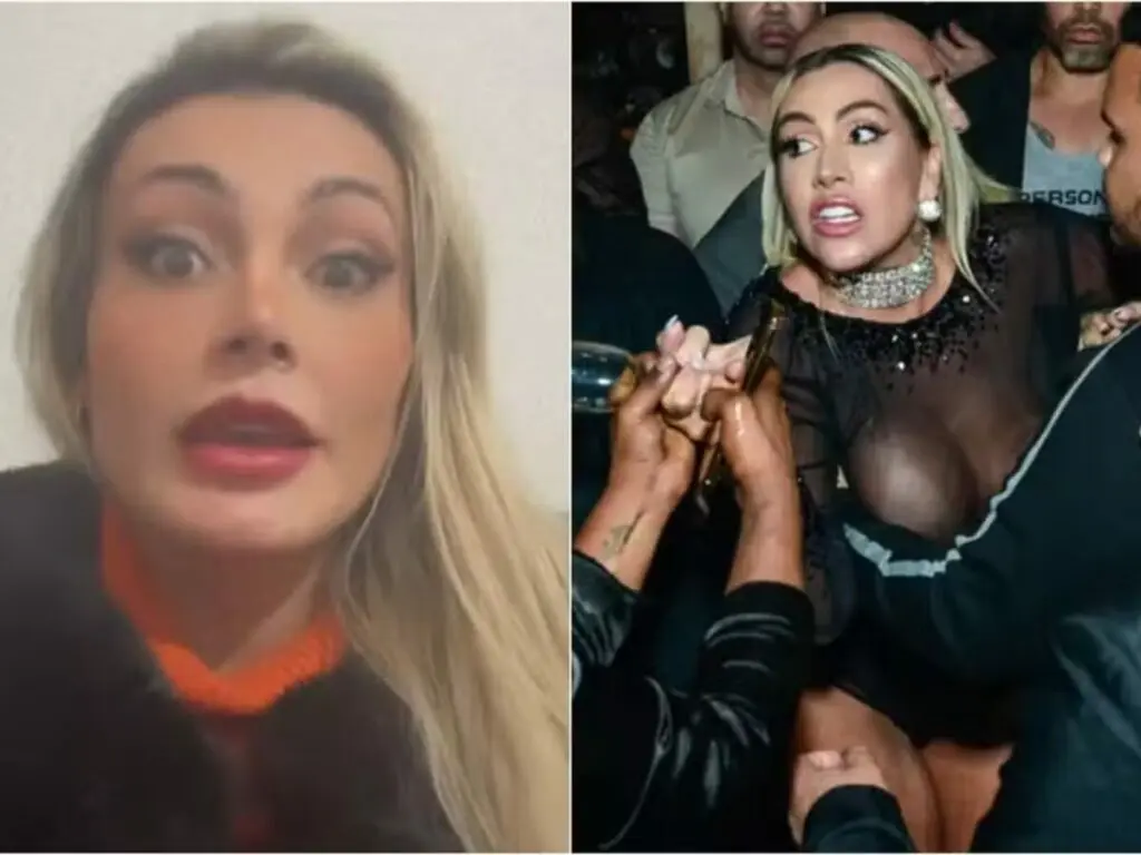 Andressa Urach faz ameaças a Juju Ferrari após barraco em festa -  (crédito: Observatorio dos Famosos)