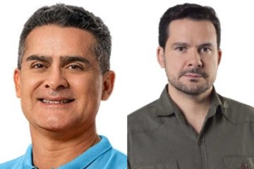 David Almeida (Avante) e Capitão Alberto Neto (PL) -  (crédito: TSE)