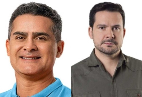 David Almeida (Avante) e Capitão Alberto Neto (PL) -  (crédito: TSE)