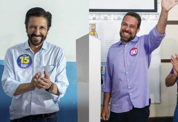 Ricardo Nunes e Guilherme Boulos se enfrentam no segundo turno das eleições de SP  -  (crédito: AFP)