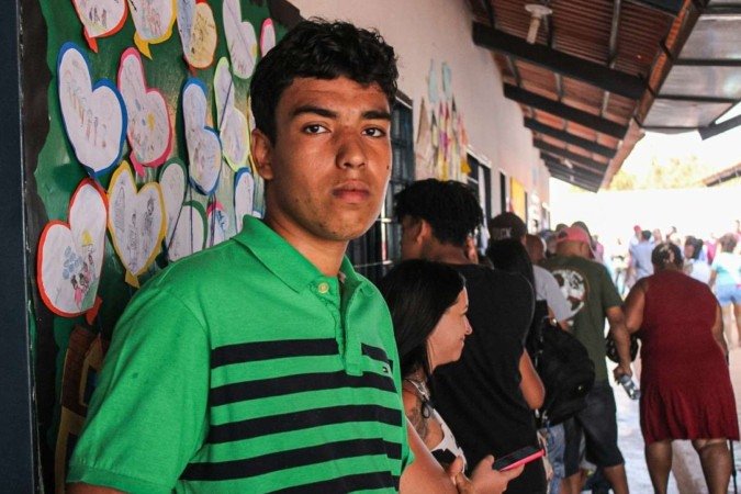 Luis Felipe, 17, votou pela primeira vez e quer melhorias para Planaltina