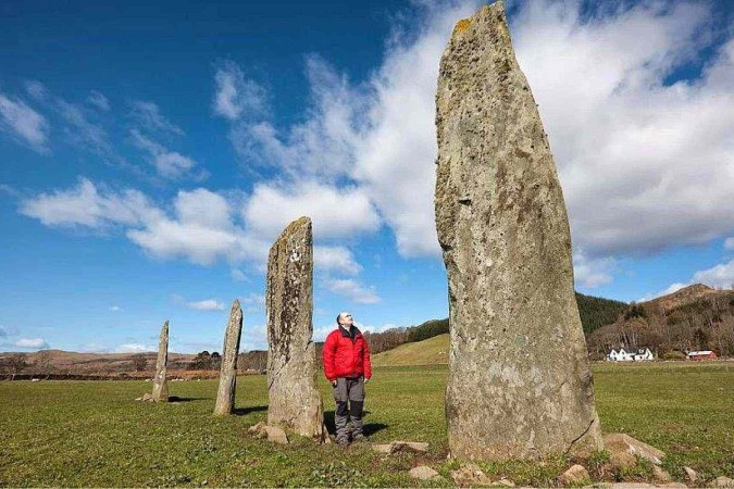 Surpreendentemente, a maioria dos sítios arqueológicos estão agrupados num raio de cerca de 10 km da cidade de Kilmartin -  (crédito: Getty Images)