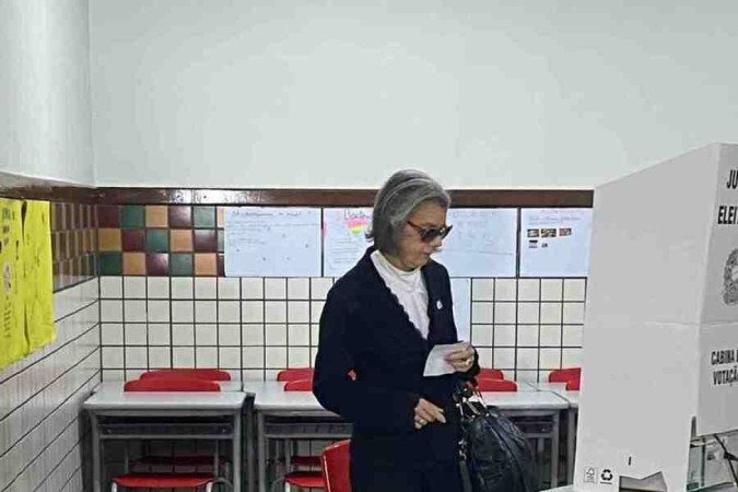  Eleições 2024 CB. Belo Horizonte. Ministra Carmen Lucia votou nesta manhã.
