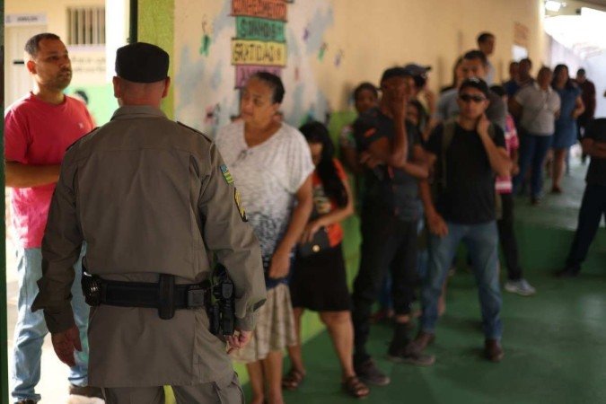 PM de Goiás garantiu a segurança nos locais de votação