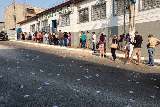 Ruas de Luziânia na manhã de votação - (crédito: Luís Tajes/CB/D.A Press) Ruas de Luziânia na manhã de votação - (crédito: Luís Tajes/CB/D.A Press)