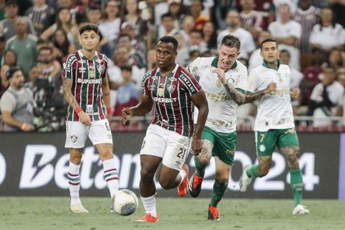 Arias é o principal destaque do Fluminense nesta temporada, com ótimos números -  (crédito: Foto: Lucas Merçon/Fluminense)