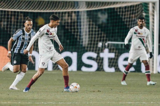 Fluminense celebra convocação de Bernal à seleção do Uruguai - (crédito: Foto: Divulgação / Fluminense) Fluminense celebra convocação de Bernal à seleção do Uruguai - (crédito: Foto: Divulgação / Fluminense)