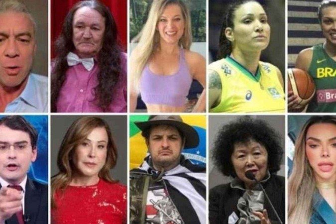 Veja famosos que perderam e ganharam eleições pelo Brasil - (crédito: Divulgação Instagram ) Veja famosos que perderam e ganharam eleições pelo Brasil - (crédito: Divulgação Instagram )