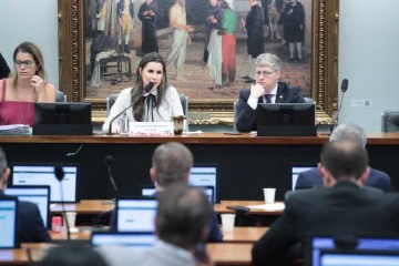 Após a aprovação dos textos, a presidente da CCJ, a bolsonarista  Caroline de Toni, escreveu nas redes sociais: 'Grande dia! Sim ou com certeza?' -  (crédito: Bruno Spada/Câmara dos Deputados)