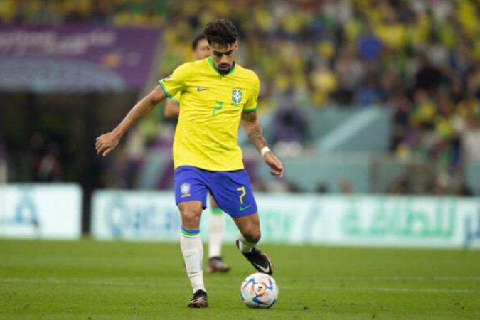 Paquetá em campo pelo West Ham -  (crédito: Foto:  Richard Pelham/Getty Images)