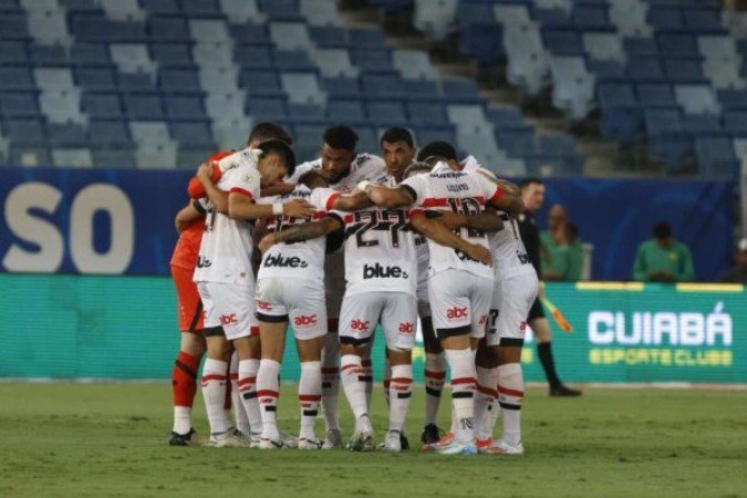 São Paulo caiu de rendimento nas últimas partidas - (crédito: Foto: AssCom Dourado) São Paulo caiu de rendimento nas últimas partidas - (crédito: Foto: AssCom Dourado)