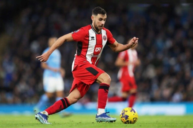 George Baldock defendeu as cores do Sheffield United por sete anos -  (crédito: Foto: Matt McNulty/Getty Images)