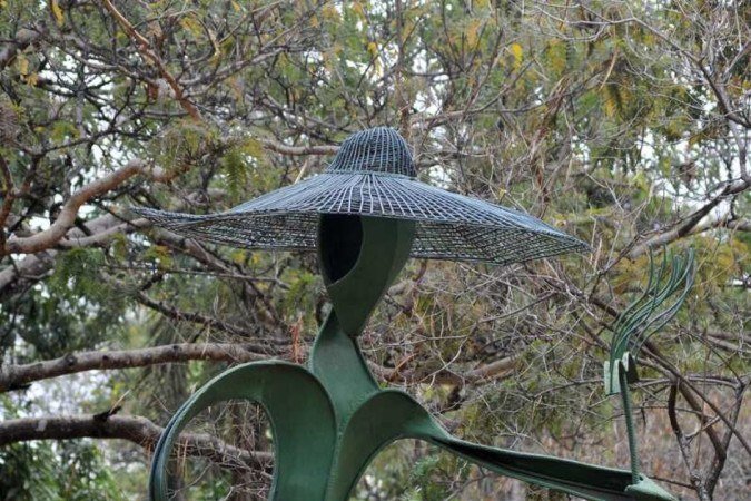 O parque constantemente é usado como local de lazer.