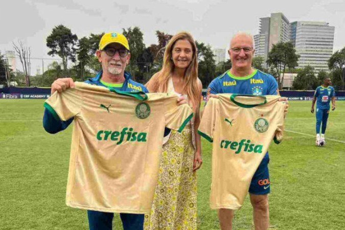 Leila Pereira e Dorival Jr -  (crédito: Foto: Divulgação)