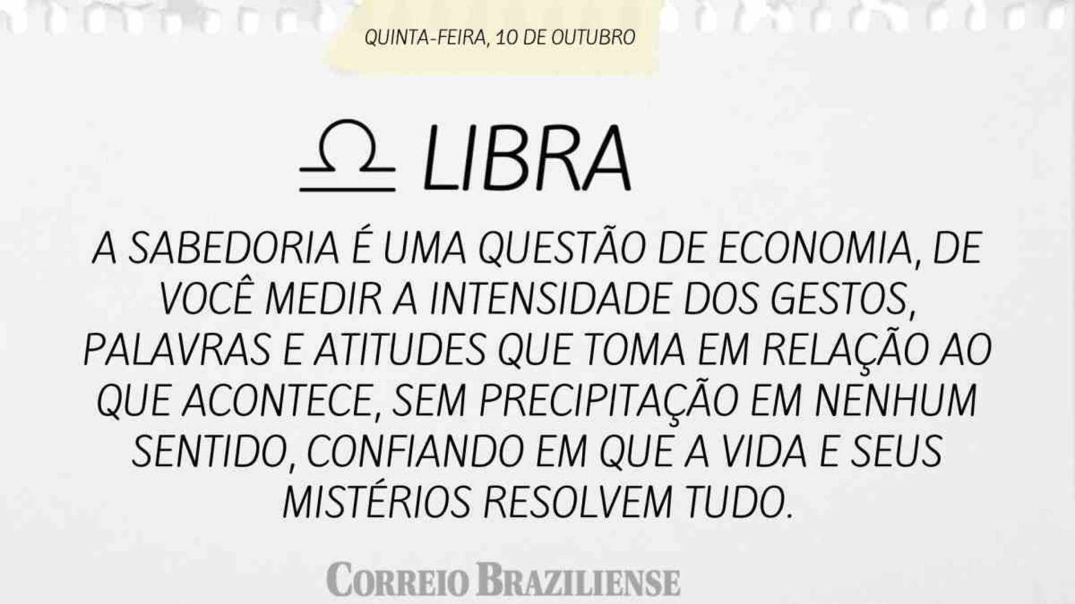 LIBRA | 10 DE OUTUBRO DE 2024