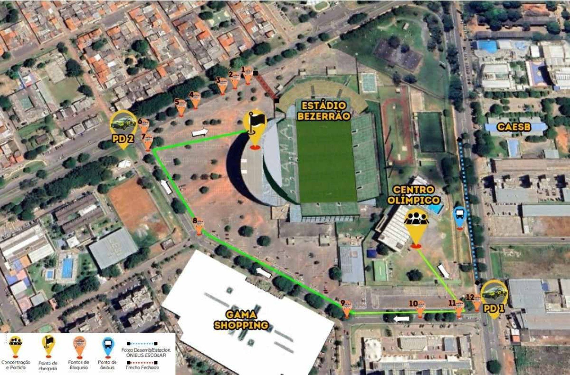 Vias serão interditadas para eventos até sábado (19/10); confira