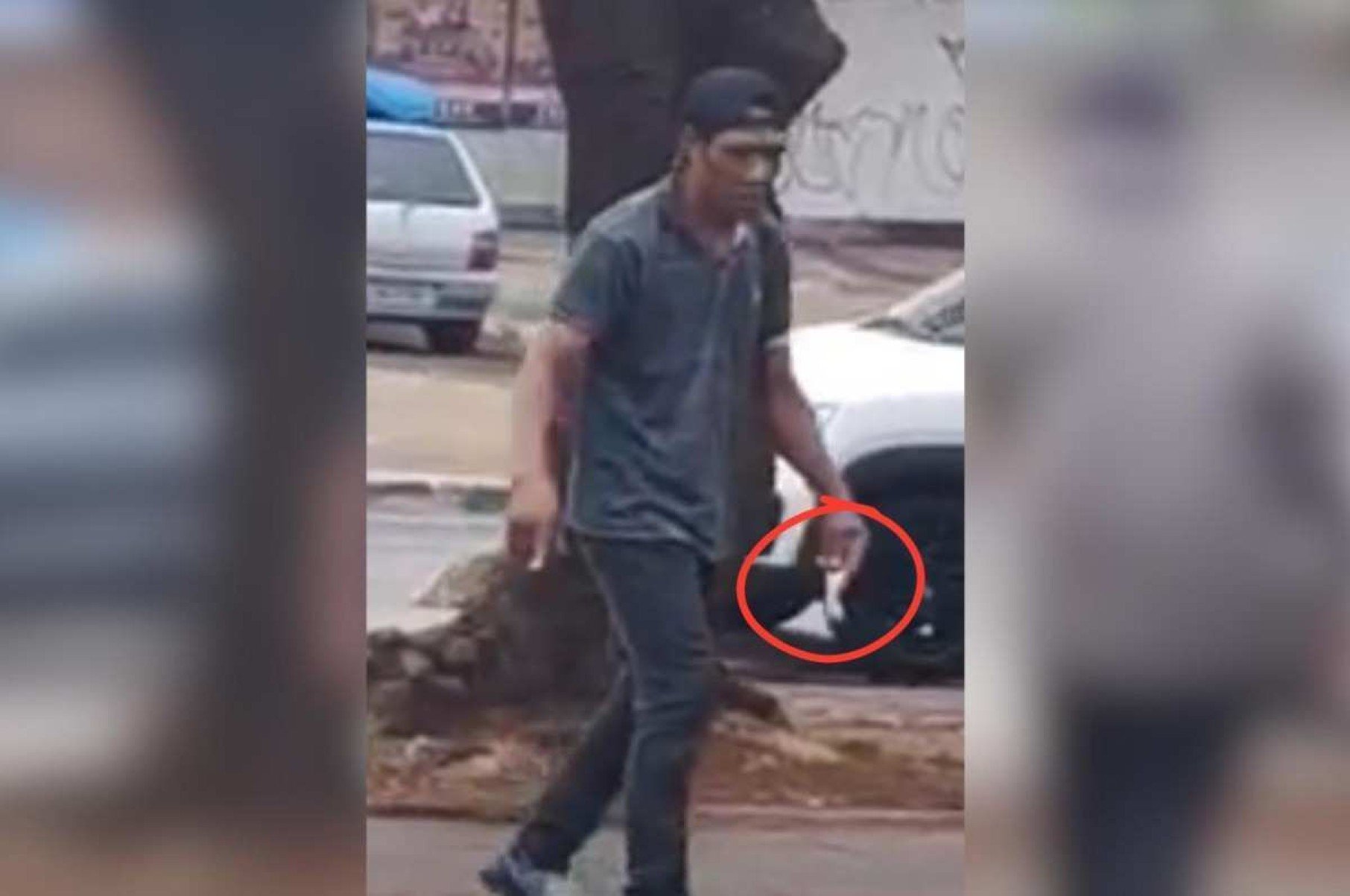 Homem é preso em Ceilândia após ameaçar pedestres com faca; veja vídeo