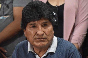 Morales teria se envolvido com uma menor de 15 anos, com quem teria tido uma filha em 2016, segundo a denúncia que está sendo investigada pelo Ministério Público -  (crédito: FERNANDO CARTAGENA / AFP)