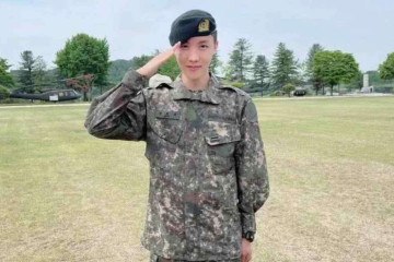 J-Hope, do BTS, terminou o período de serviço militar obrigatório na noite desta quarta-feira (16/10), de acordo com horário de Brasília.   -  (crédito: Reprodução/Instagram/@uarmyhope)